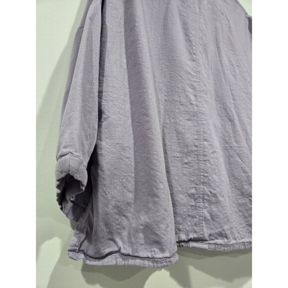 Urban Outfitters Out From Under Purple Vera Button-Down Sleep Shirt Boxy Size S - Picture 7 of 7
